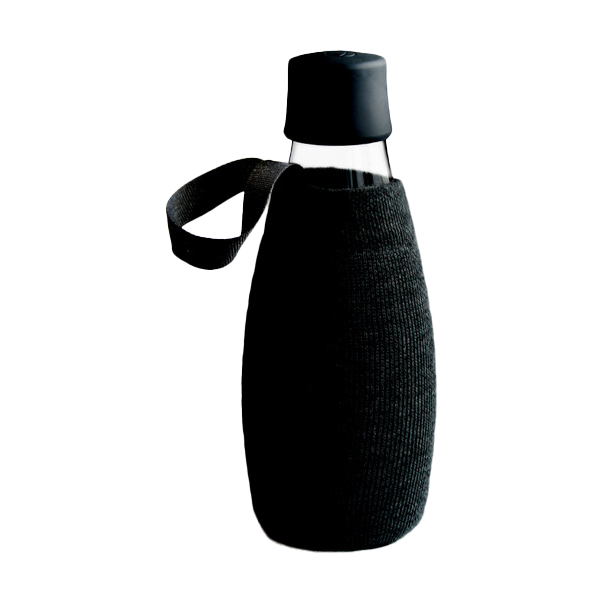 Retap sleeve 0,5 l svart | Skandinavisk Design | Vattenflaskor | Svart