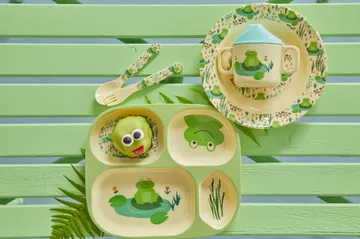 Rice barnservis 4 delar - Frog - RICE
