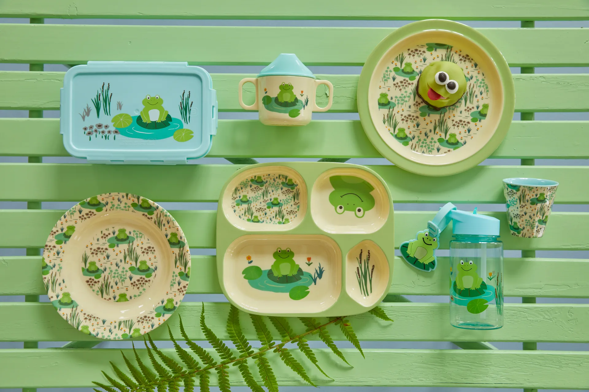 Rice barnservis 4 delar, Frog RICE