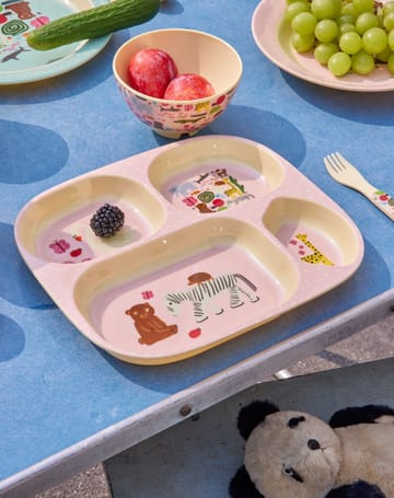 Rice barnservis 4 delar - Wildlife pink - RICE