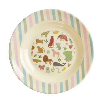 Rice barnskål melamin Ø20 cm - Sweet Jungle Print - RICE