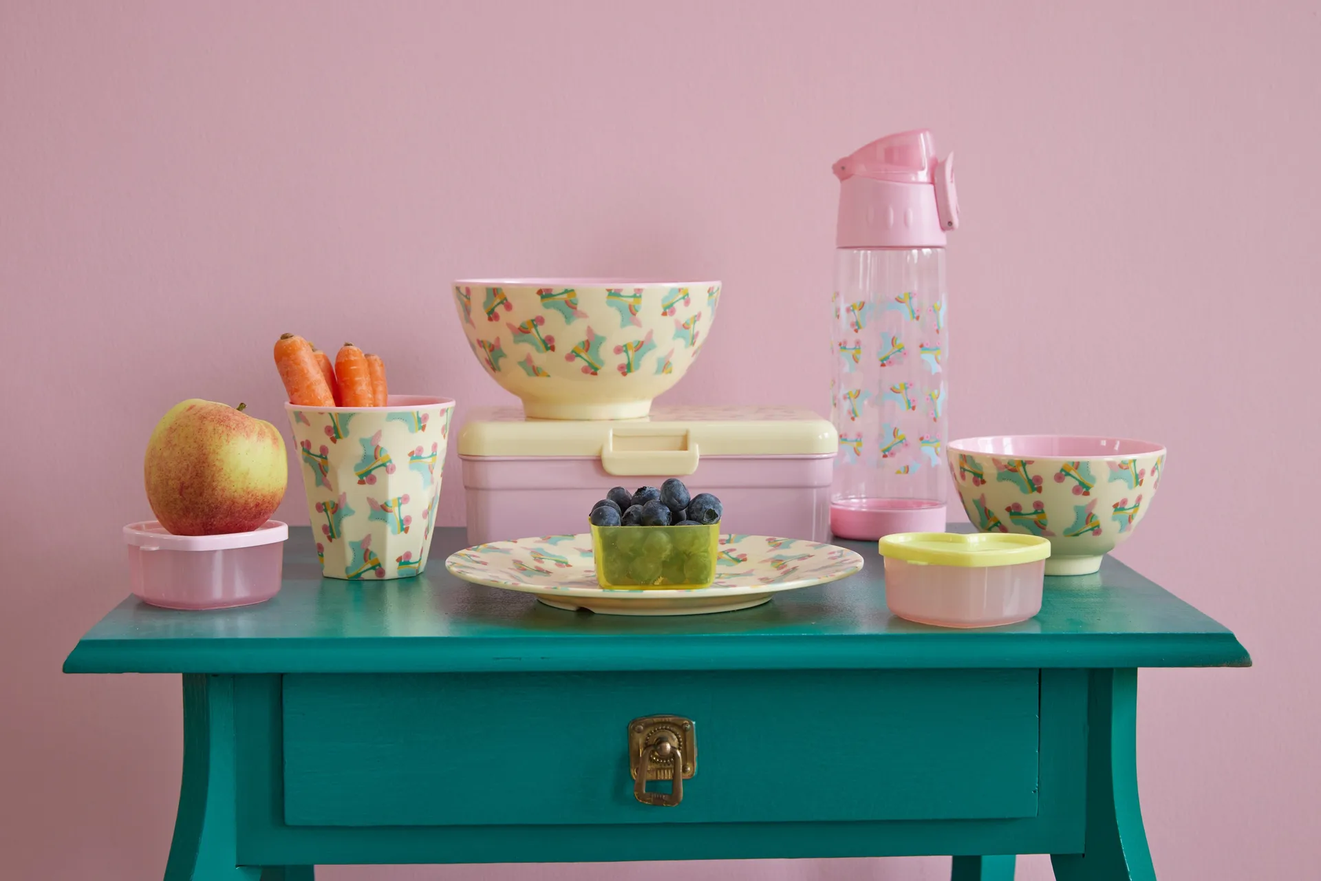 Rice barnskål melamin small Ø15 cm, Roller skate RICE