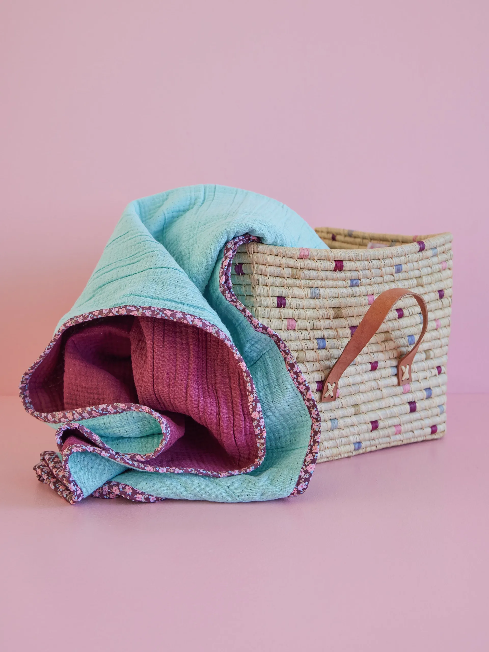 Rice bomullsfilt 140x200 cm, Multi RICE