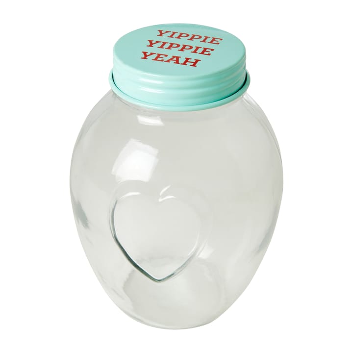 Rice glasburk med lock medium 1,4 liter, Mint RICE
