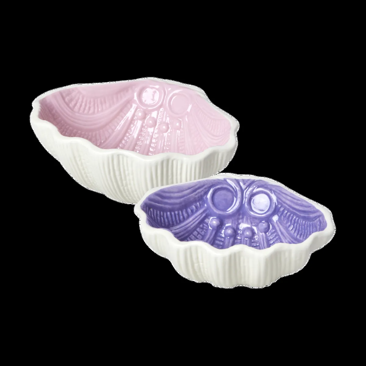 RICE Rice keramikskål 2 delar Soft pink