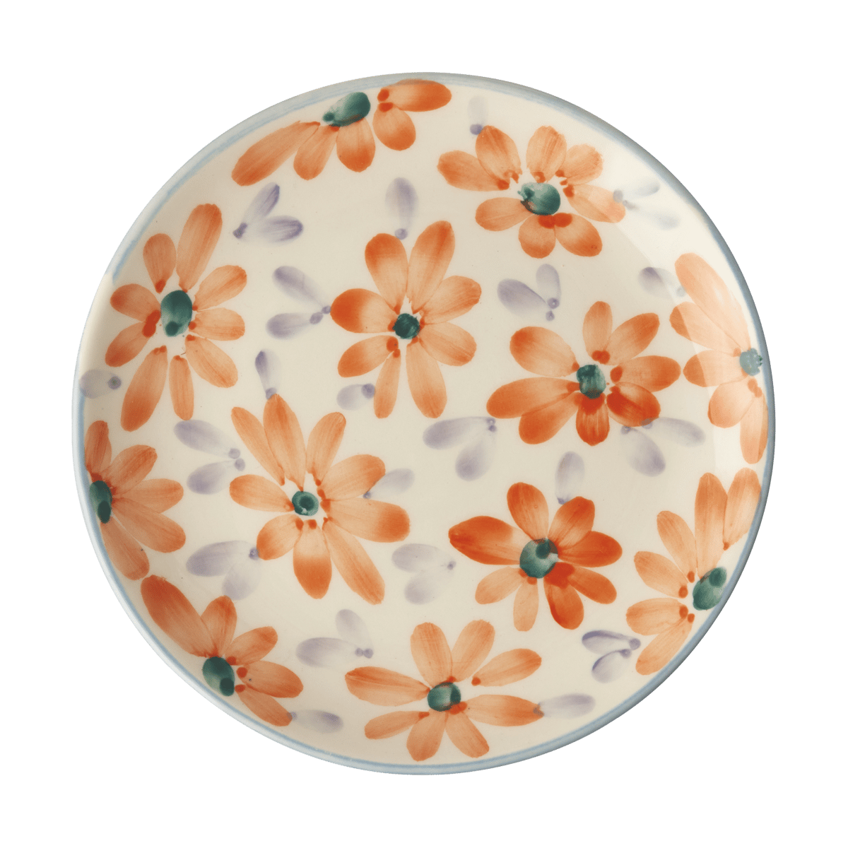 Rice keramiktallrik Ø15 cm Orange | Skandinavisk Design | Mattallrikar | Orange