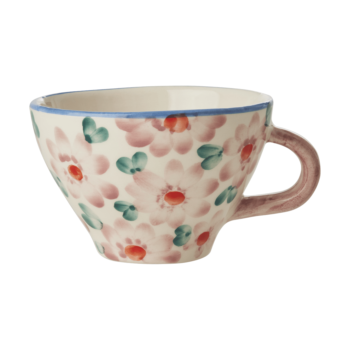 Rice keramisk tekopp Pink | Skandinavisk Design | Kaffekoppar | Rosa