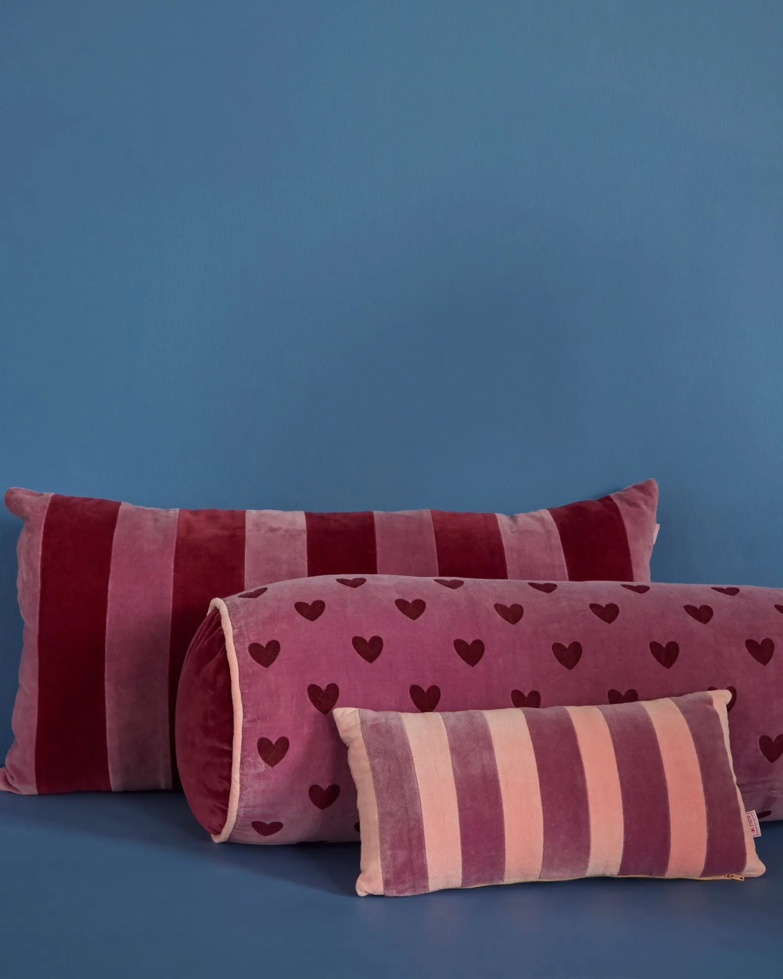 Rice kudde 40x80 cm, Purple-maroon RICE