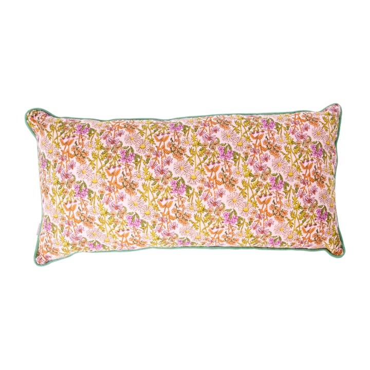 Rice kudde blommig 30x60 cm, Multi-green RICE