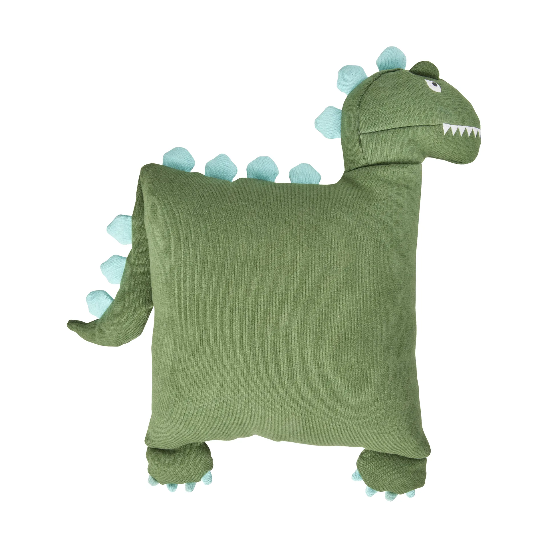Rice kudde dinosaurie 48x52 cm, Green RICE