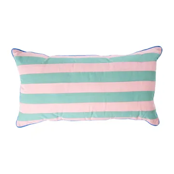Rice kudde randig 30x60 cm - Pink-green - RICE