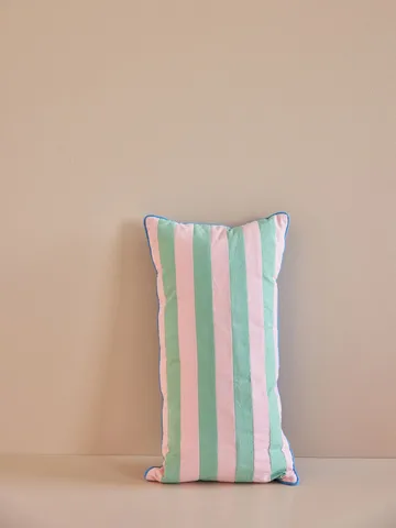 Rice kudde randig 30x60 cm - Pink-green - RICE