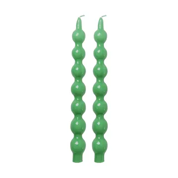 Rice ljus 30,2 cm 2-pack - Green - RICE