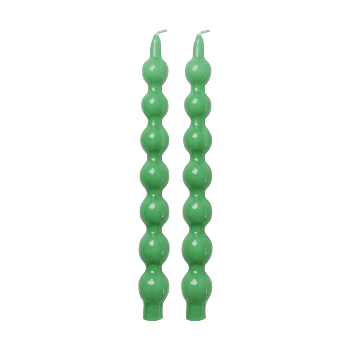 Rice ljus 30,2 cm 2-pack - Green - RICE