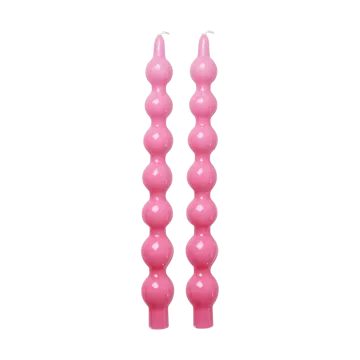 Rice ljus 30,2 cm 2-pack - Pink - RICE