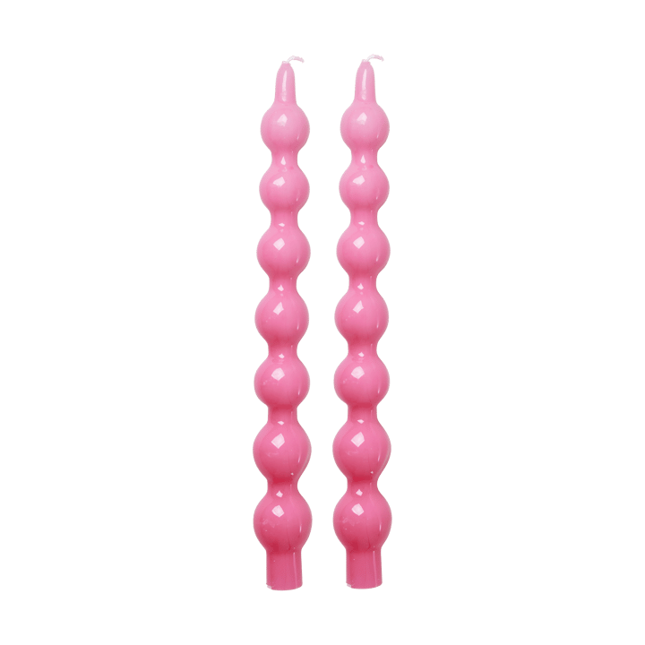 Rice ljus 30,2 cm 2-pack - Pink - RICE