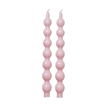 Rice ljus 30,2 cm 2-pack - Soft pink - RICE