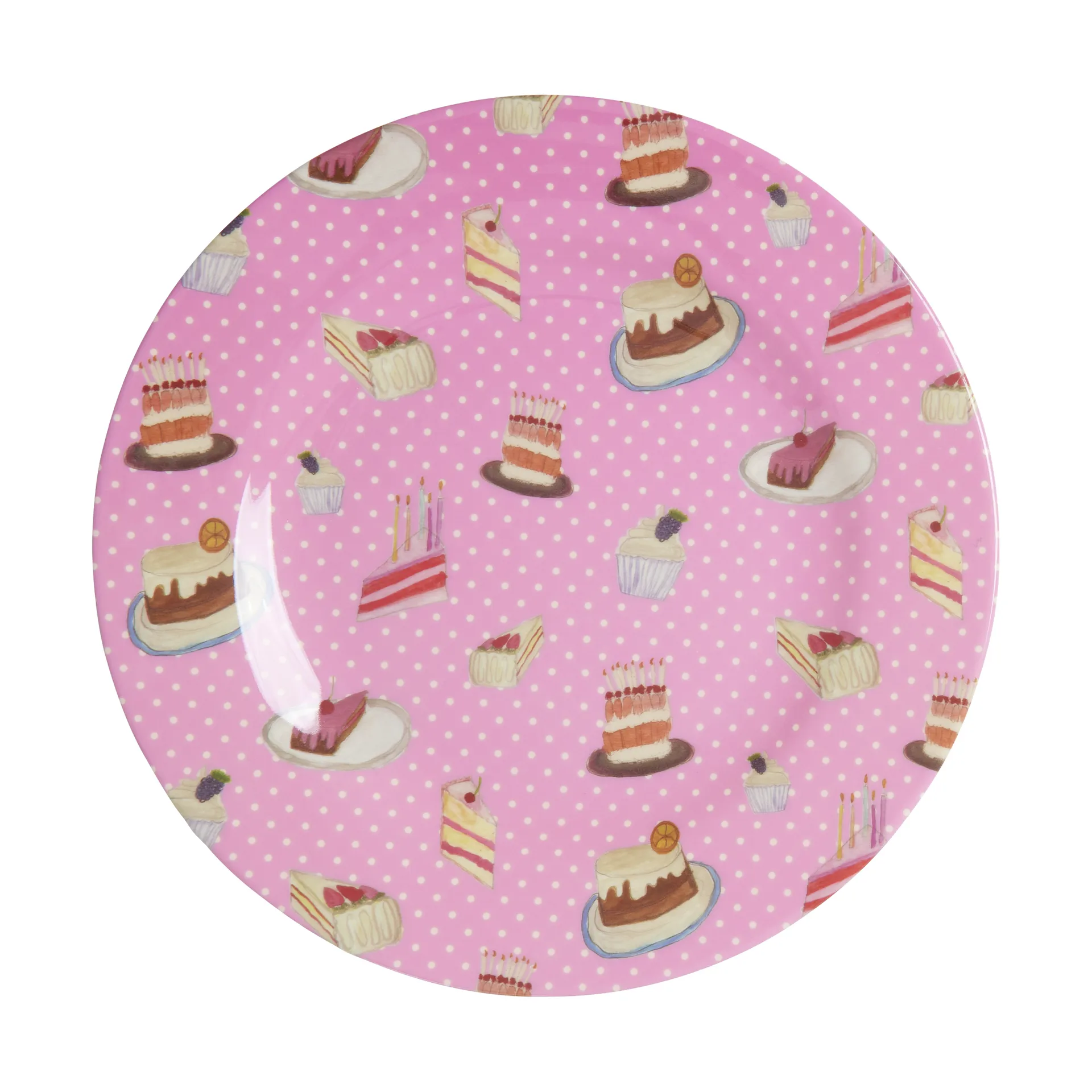 Rice melaminassiett Ø20 cm, Sweet Cake RICE