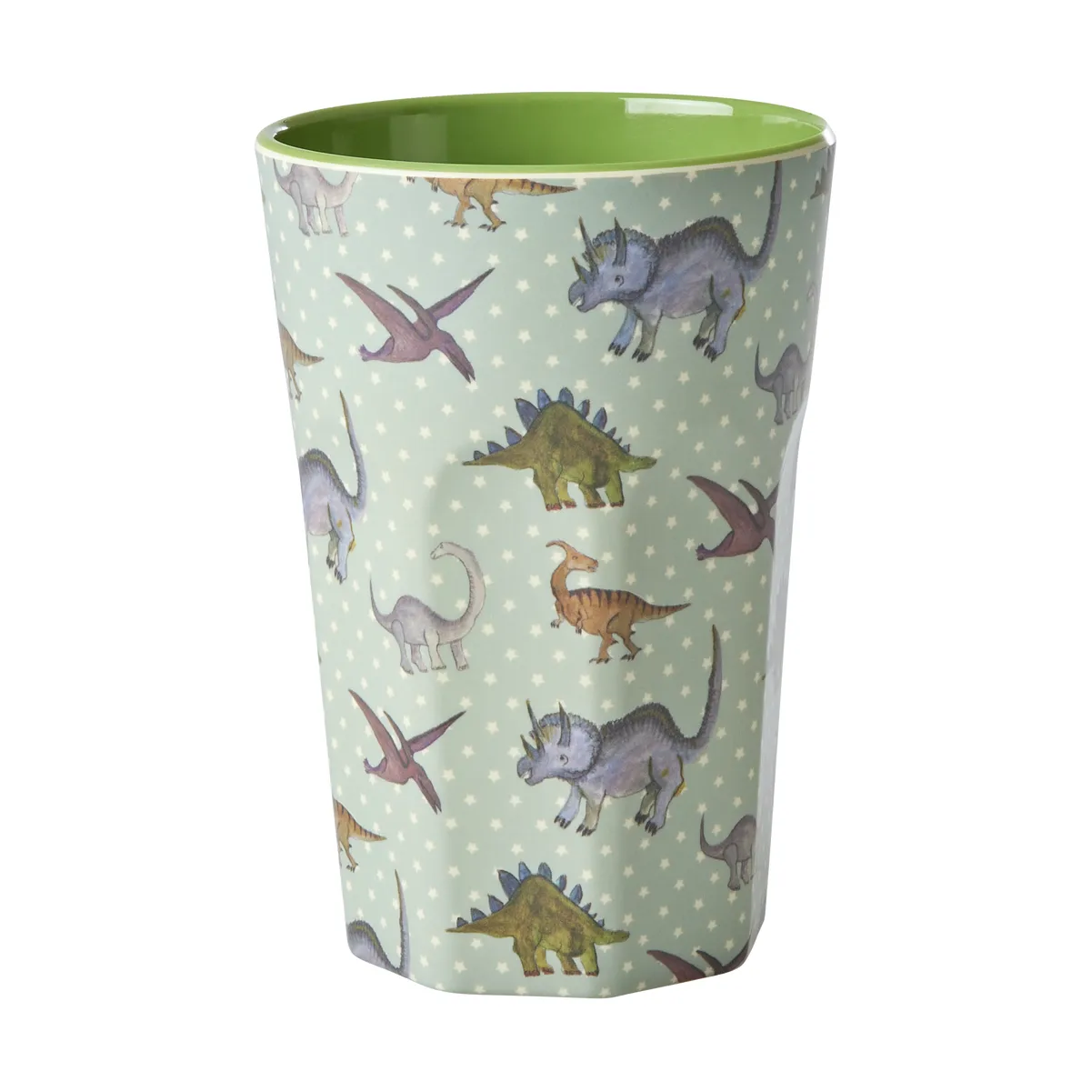 RICE Rice melaminkopp hög New Dino