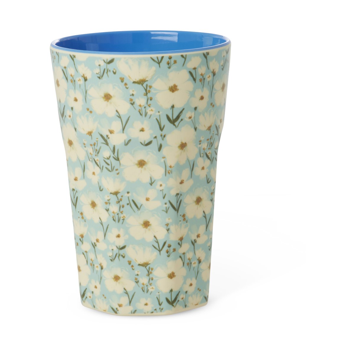Rice melaminkopp hög Summer bloom | Skandinavisk Design | Dricksglas | Blå