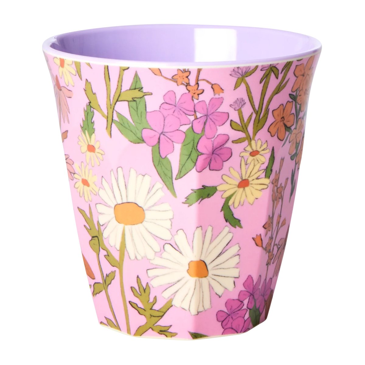 Rice melaminkopp medium Daisy dearest | Skandinavisk Design | Dricksglas | Multi