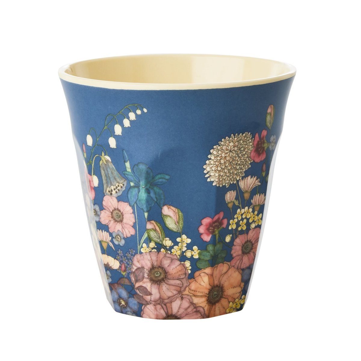 Rice melaminkopp medium Flower collage | Skandinavisk Design | Dricksglas | Multi