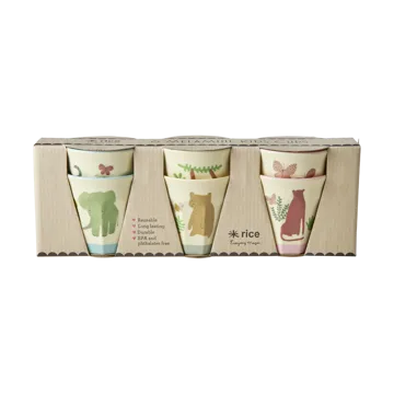 Rice melaminkopp small 6-pack - Sweet Jungle - RICE