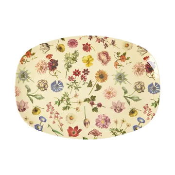 Rice melamintallrik 22x30 cm - Floras Dream - RICE
