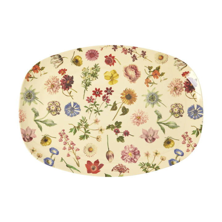 Rice melamintallrik 22x30 cm, Floras Dream RICE