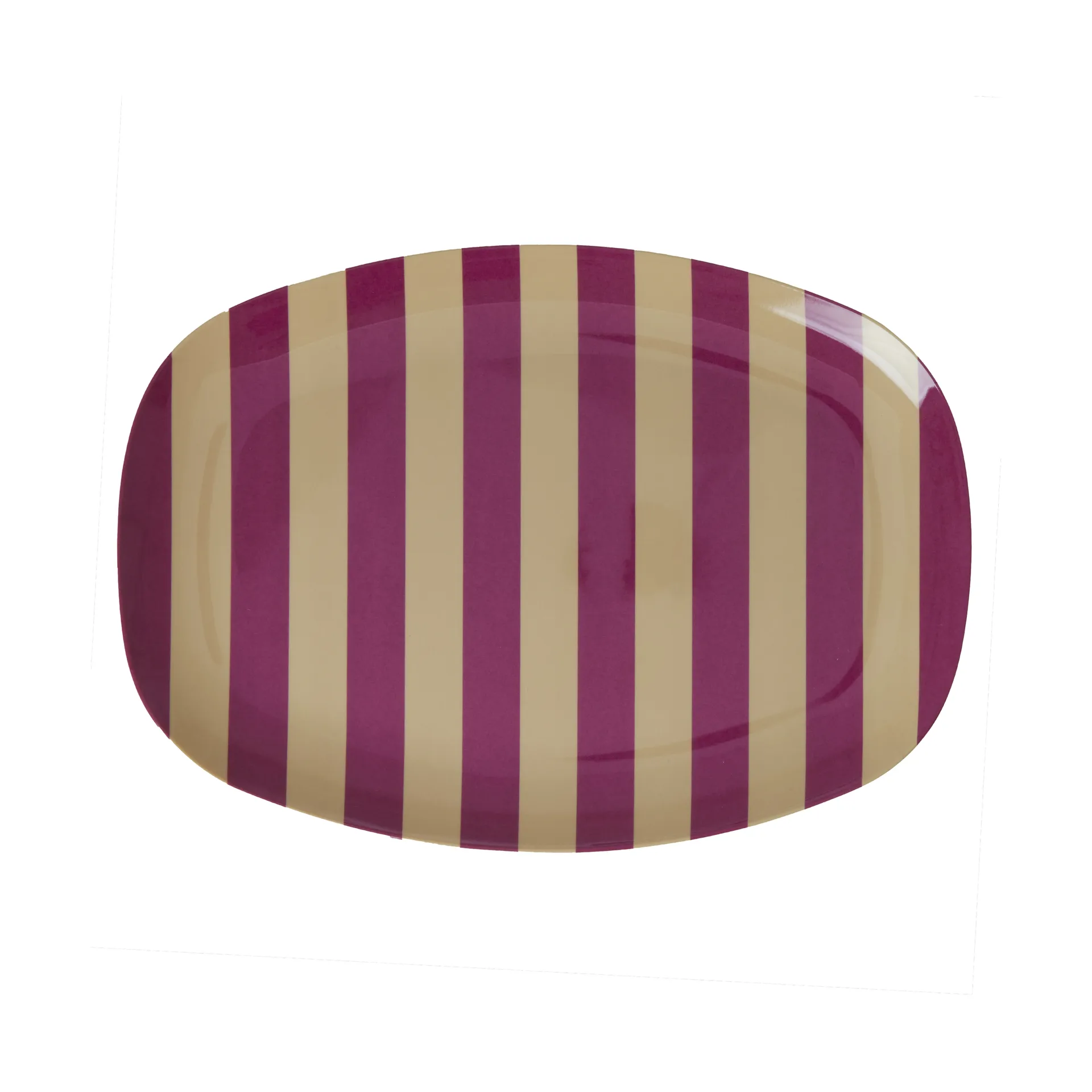 Rice melamintallrik 22x30 cm, Graphic flower RICE