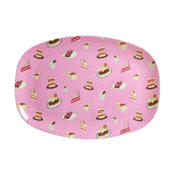 Rice melamintallrik 22x30 cm, Sweet Cake RICE