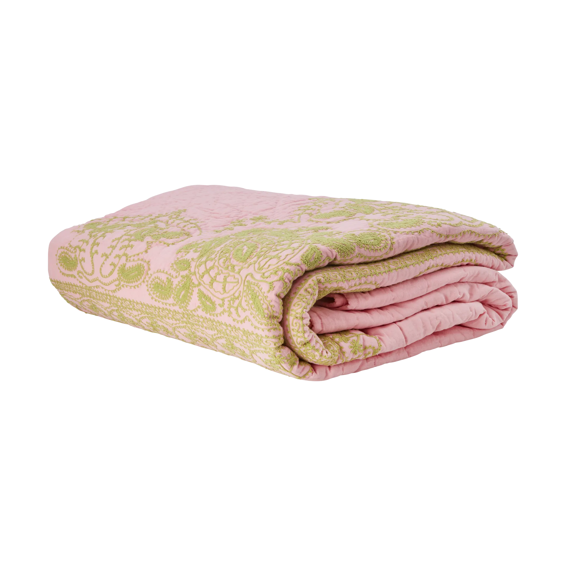 Rice quiltat överkast 225x225 cm, Soft pink RICE