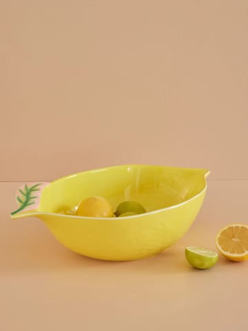 Rice salladsskål citron 24x41 cm - Yellow - RICE