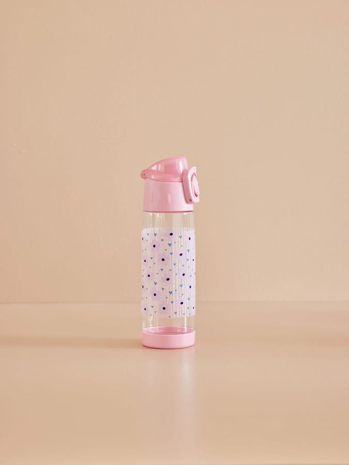 Rice vattenflaska barn 50 cl, Flower print-pink RICE