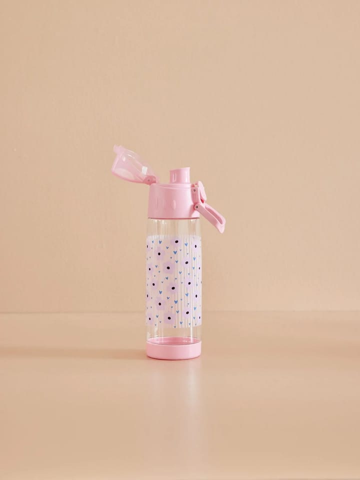 Rice vattenflaska barn 50 cl - Flower print-pink - RICE
