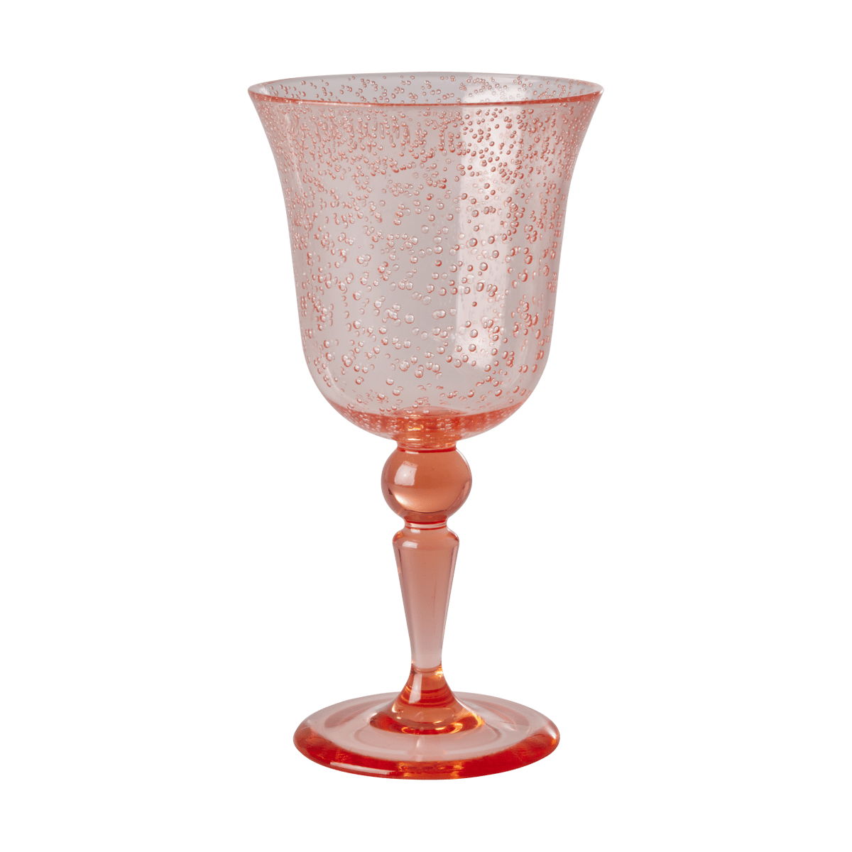 Rice vinglas bubble design 36 cl Peach | Skandinavisk Design | Vinglas | Orange