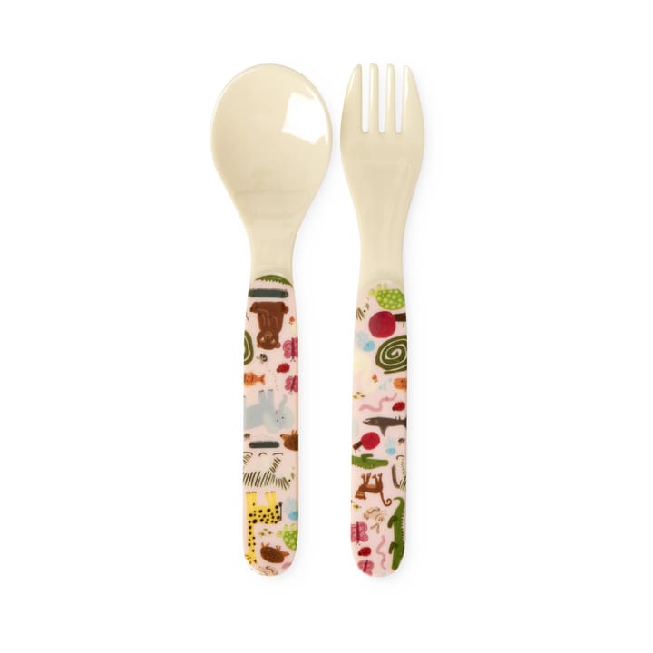 Rice wildlife barnbestick 2 delar - Pink - RICE
