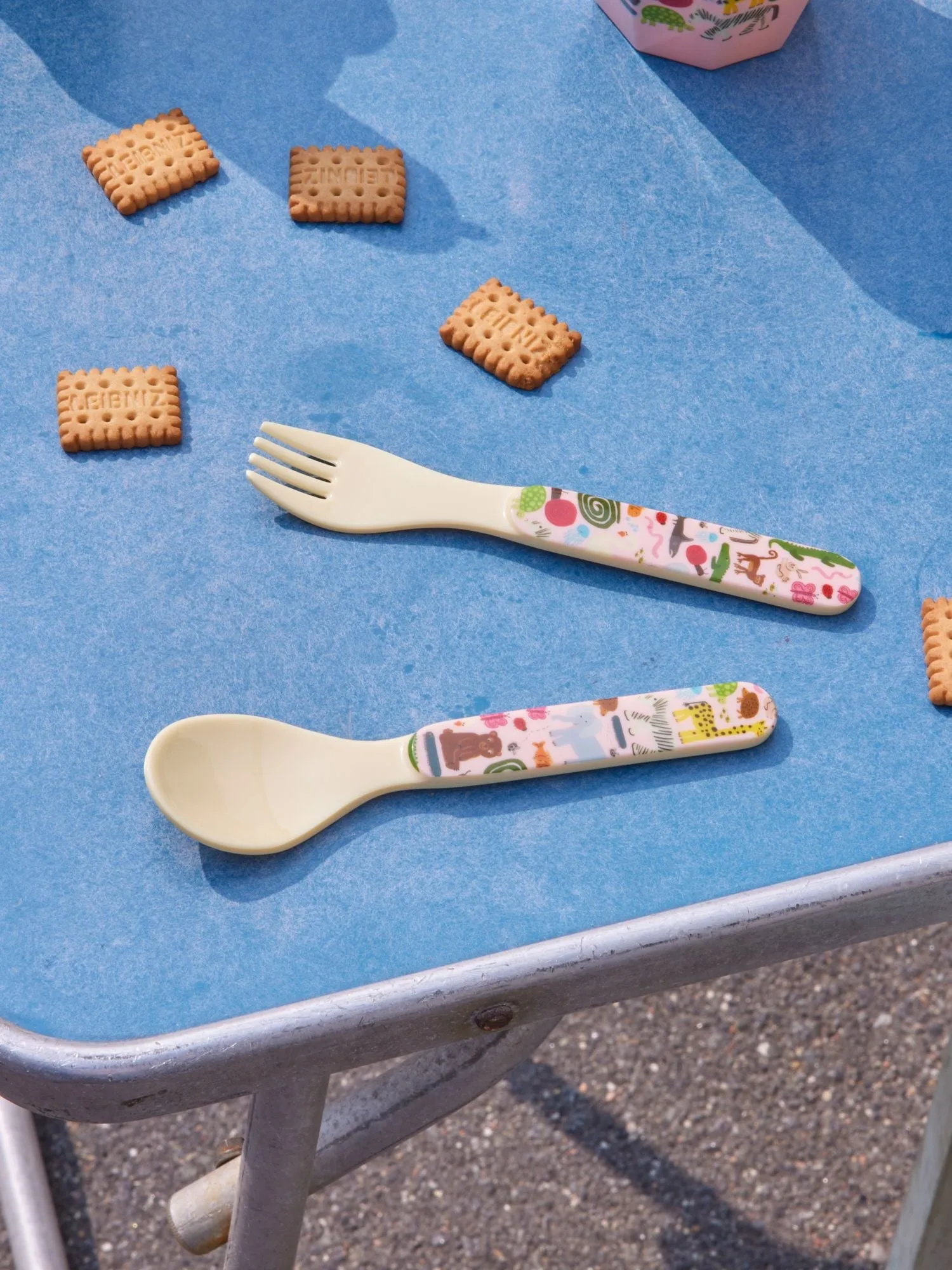 Rice wildlife barnbestick 2 delar, Pink RICE