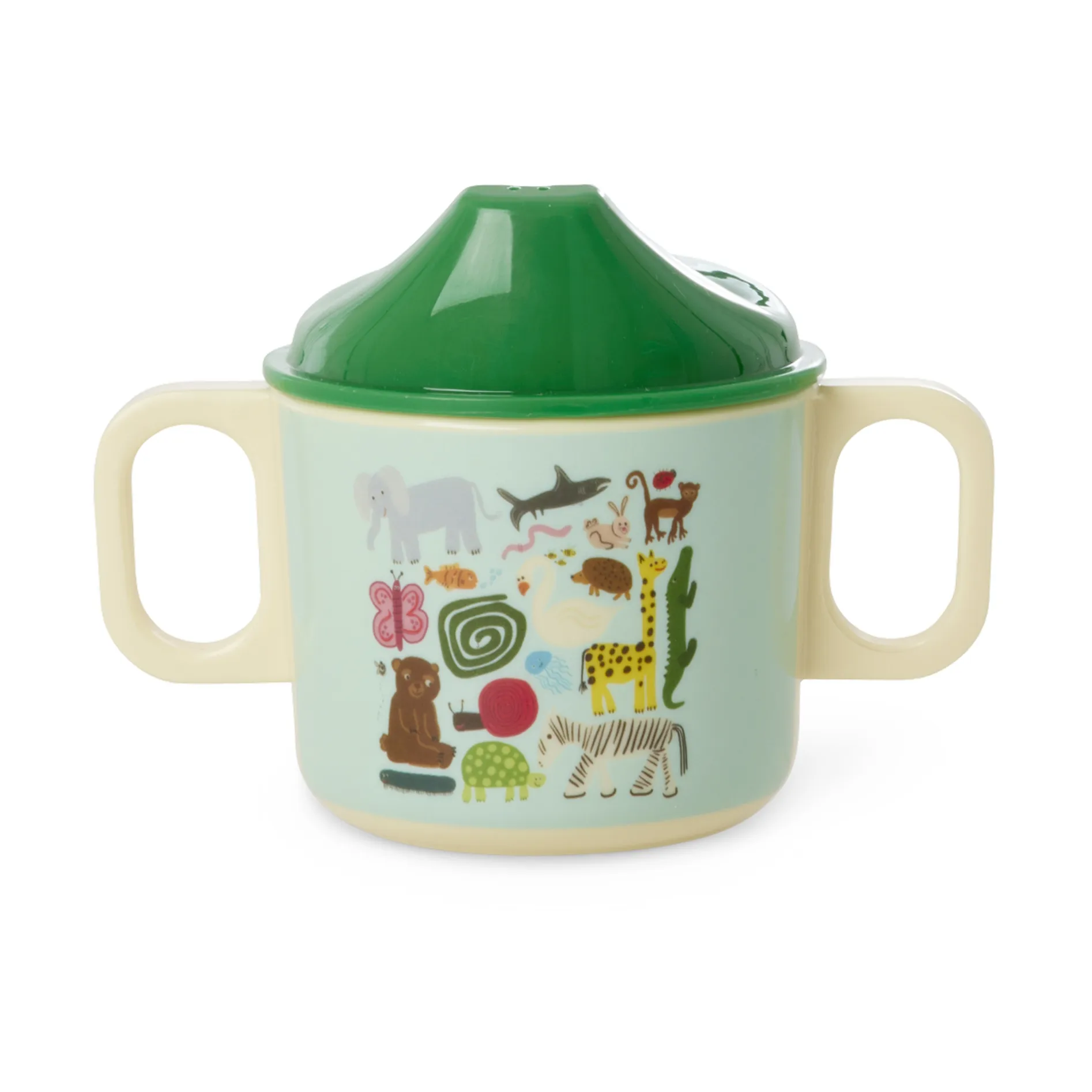 Rice wildlife barnmugg med två handtag 25 cl, Mint RICE