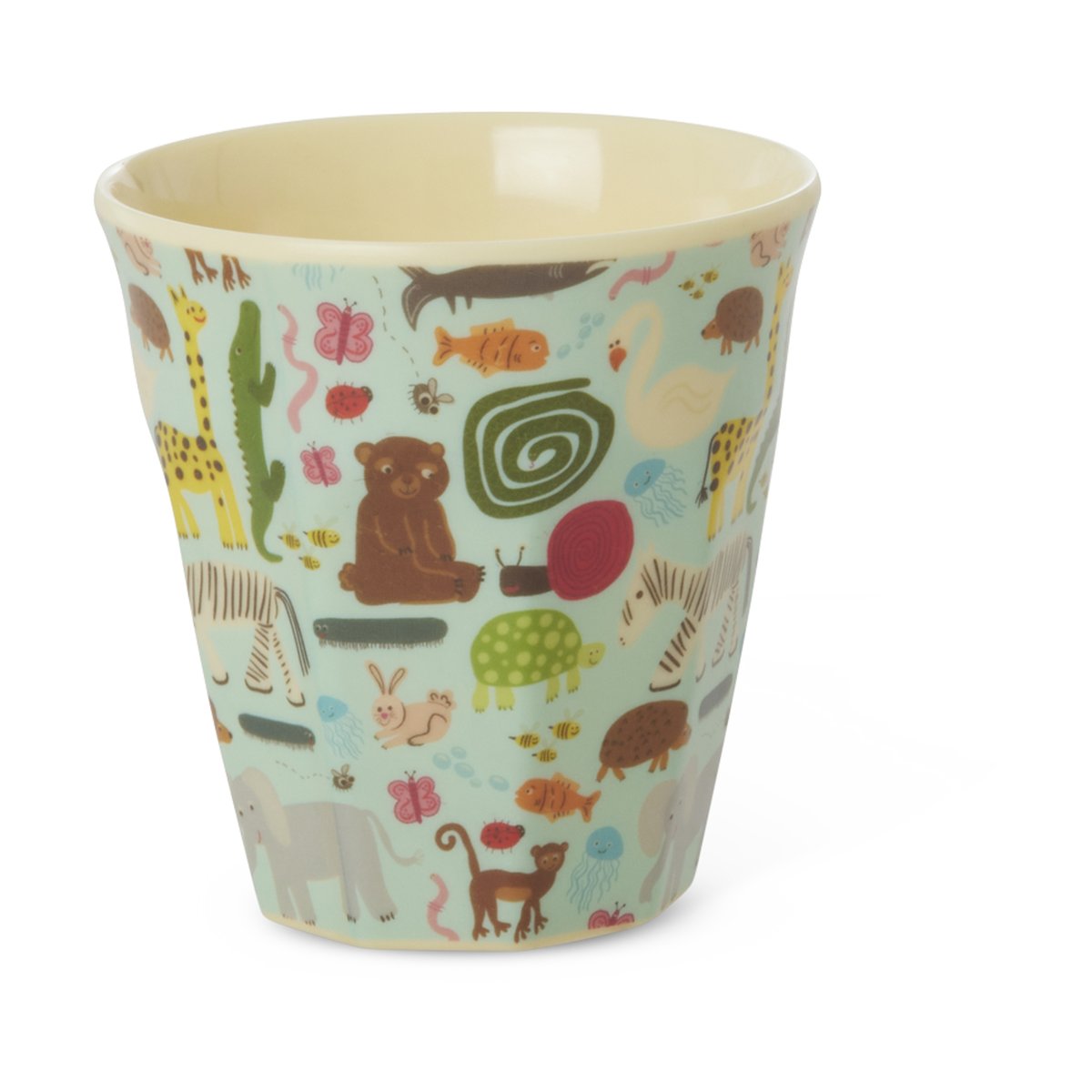 Rice wildlife barnmugg small 16 cl Mint | Skandinavisk Design | Kaffekoppar | Grön