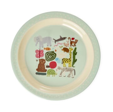 Rice wildlife lunchtallrik Ø22 cm - Mint - RICE