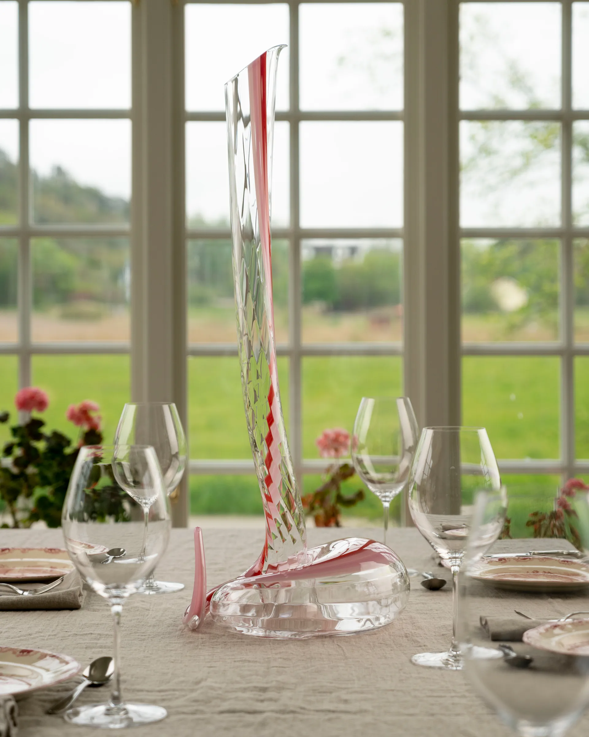 Riedel Cobra Magnum Optic Karaff, Red-pink Riedel