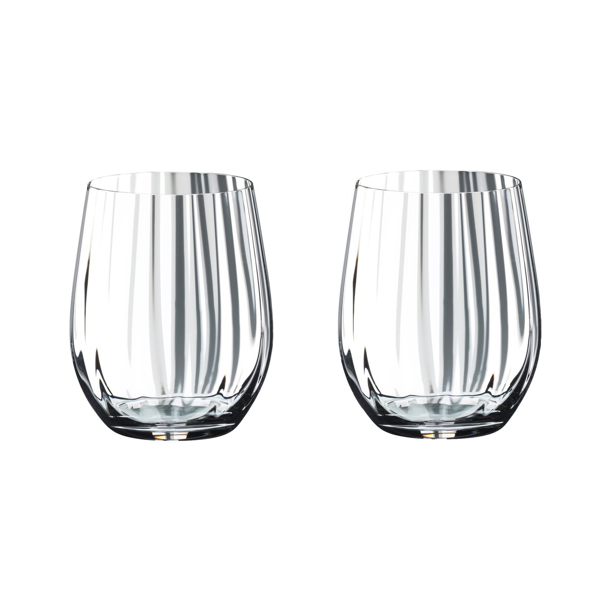 Riedel Optical O whiskyglas 2-pack 34,4 cl | Skandinavisk Design | Whiskeyglas & Konjaksglas | Transparent