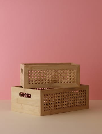 Bamboo box förvaringsbox 20x30 cm - Bambu - RIG-TIG