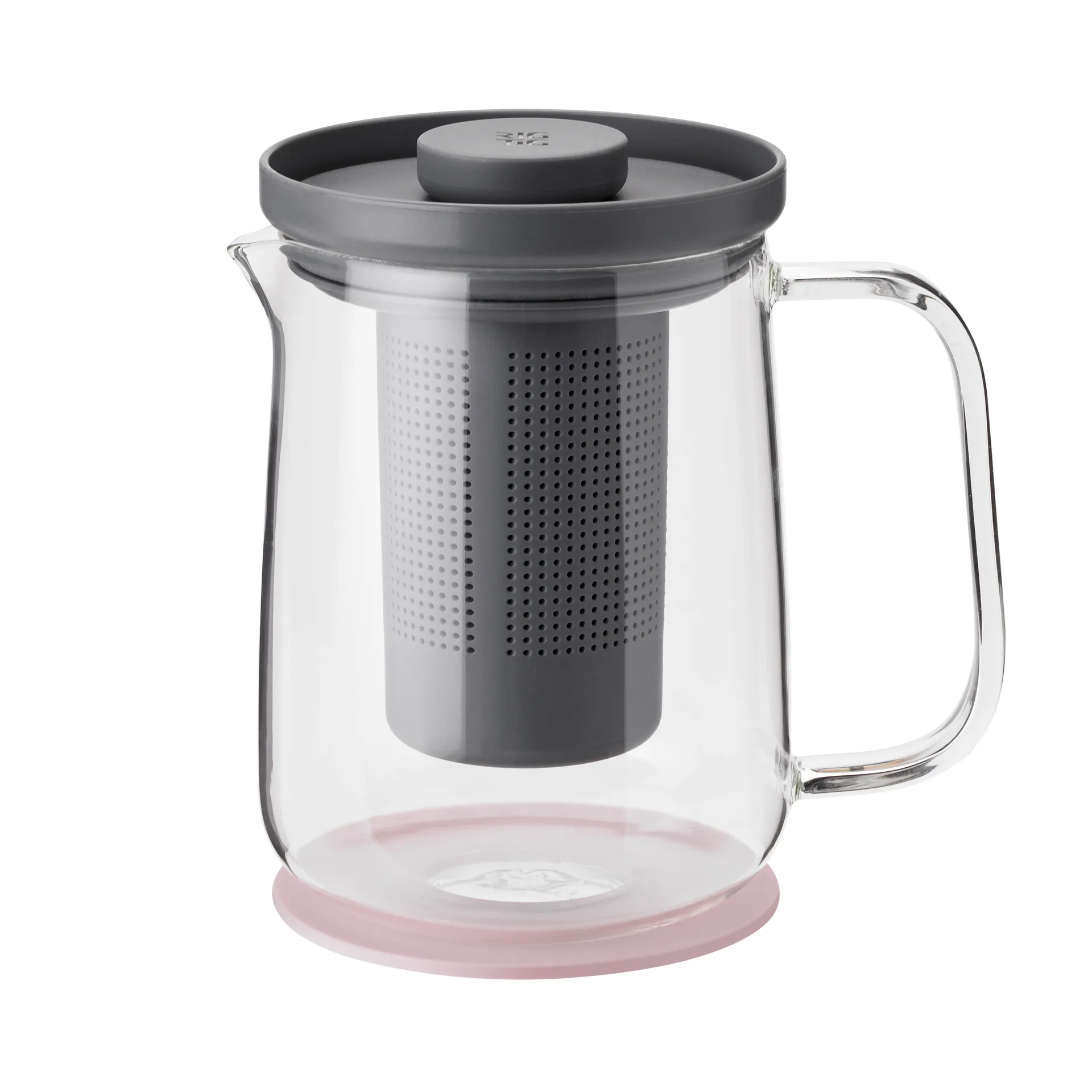 Brew-It tepress 0,7 L, Grå-rosa RIG-TIG