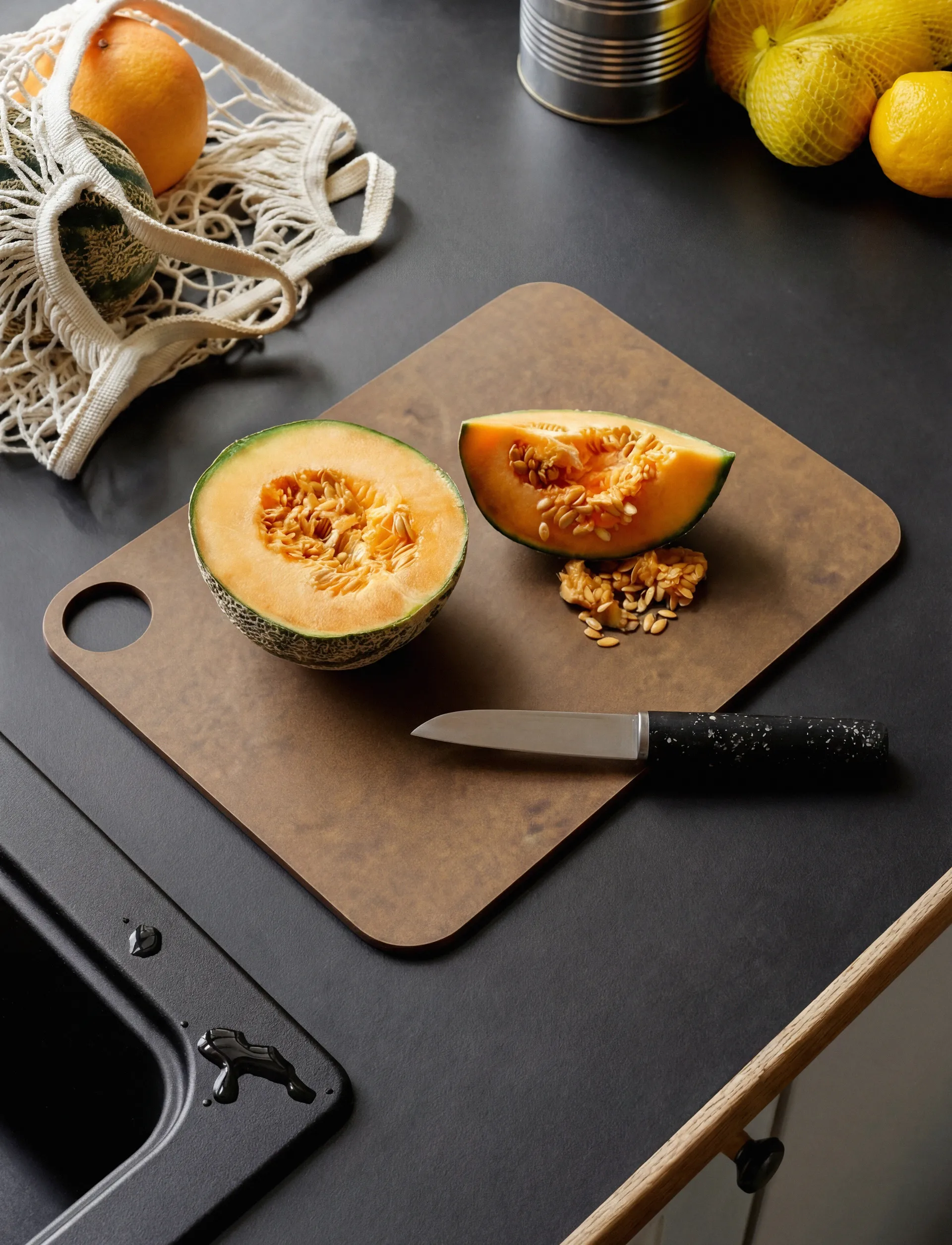 CUT-IT skärbräda, Brown, 23,5x31 cm RIG-TIG