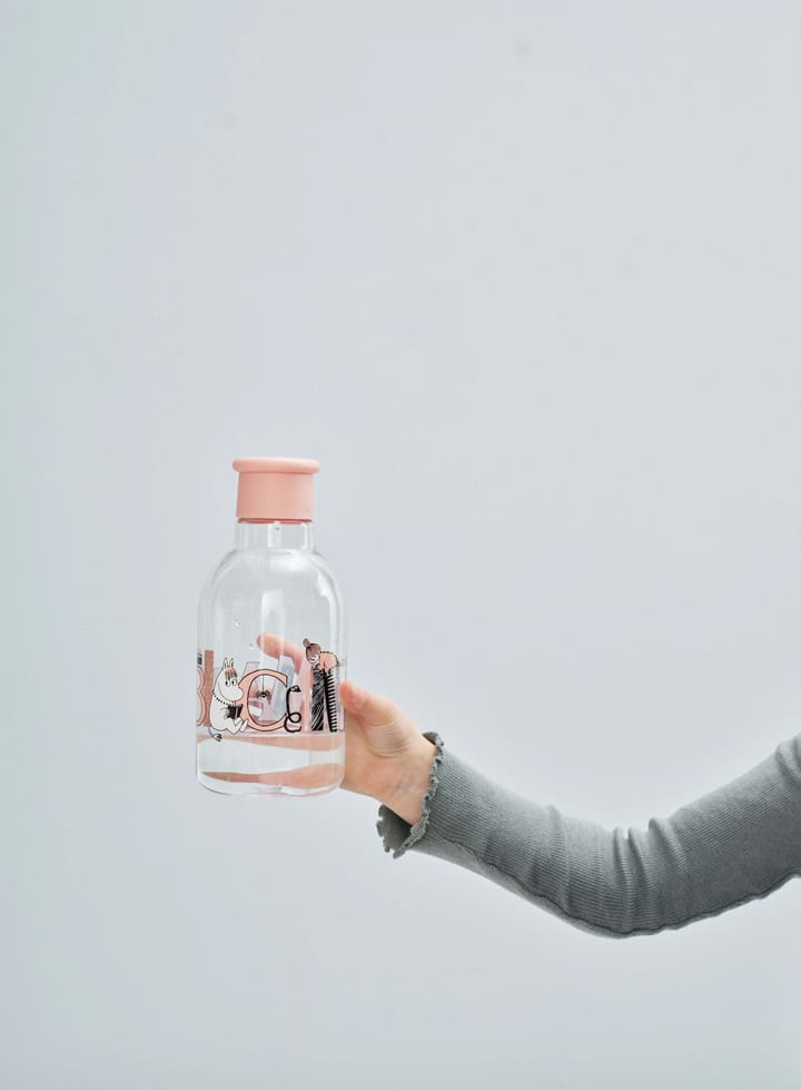 DRINK-IT Moomin ABC vattenflaska 0,5 liter, Salmon RIG-TIG