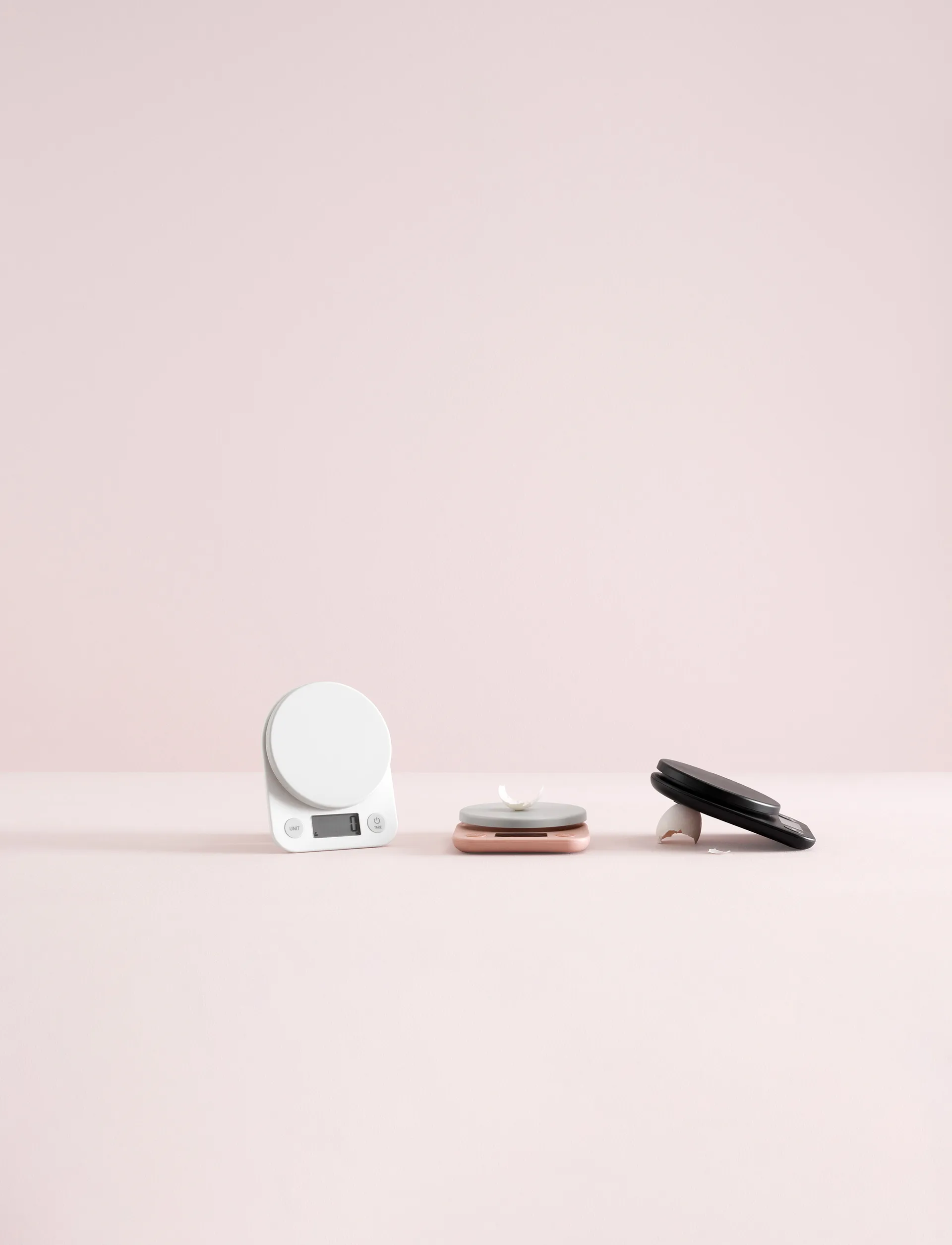 FOODIE köksvåg, White RIG-TIG