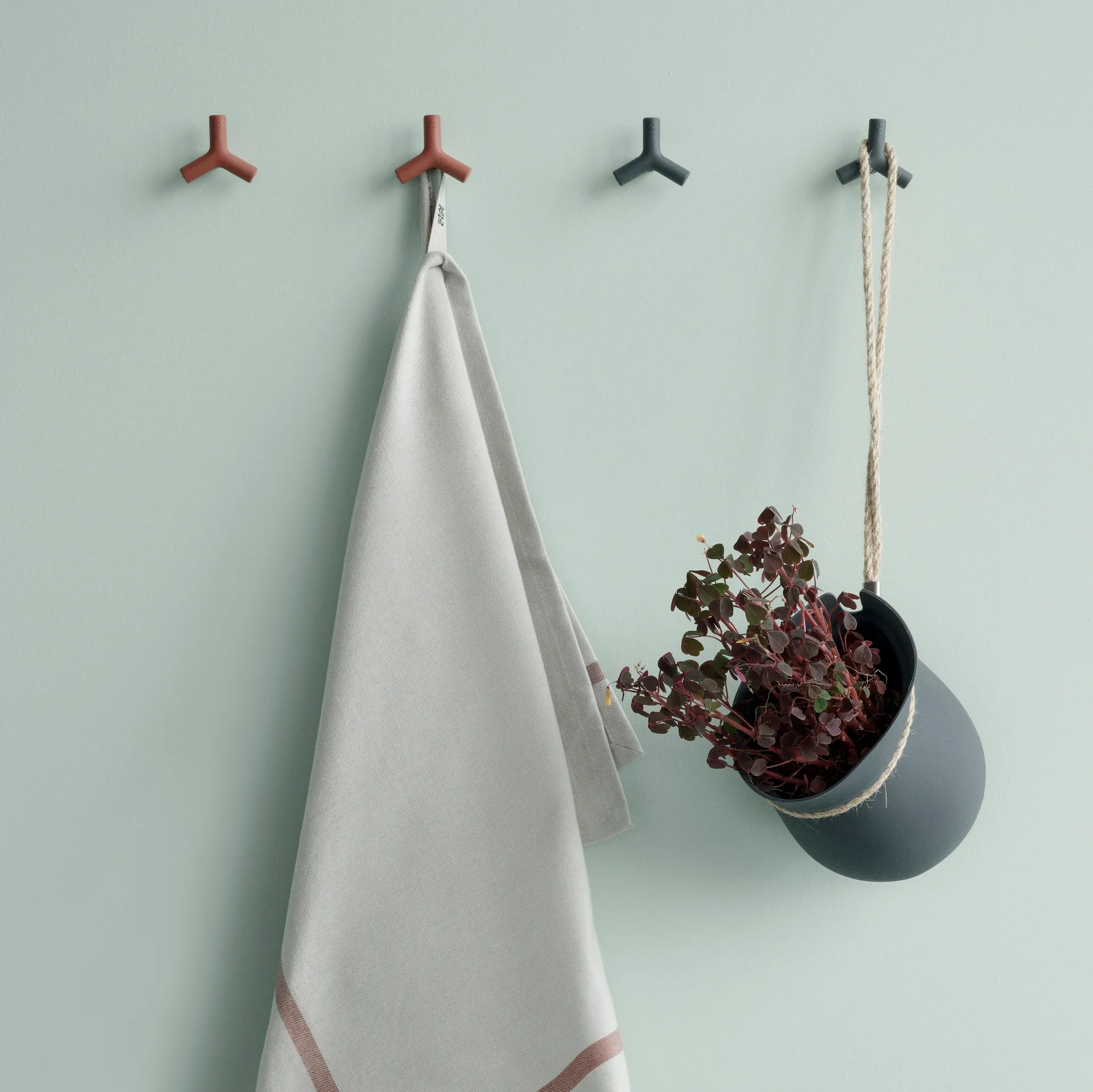 HANG-IT hängare 2-pack, Mörkgrå RIG-TIG