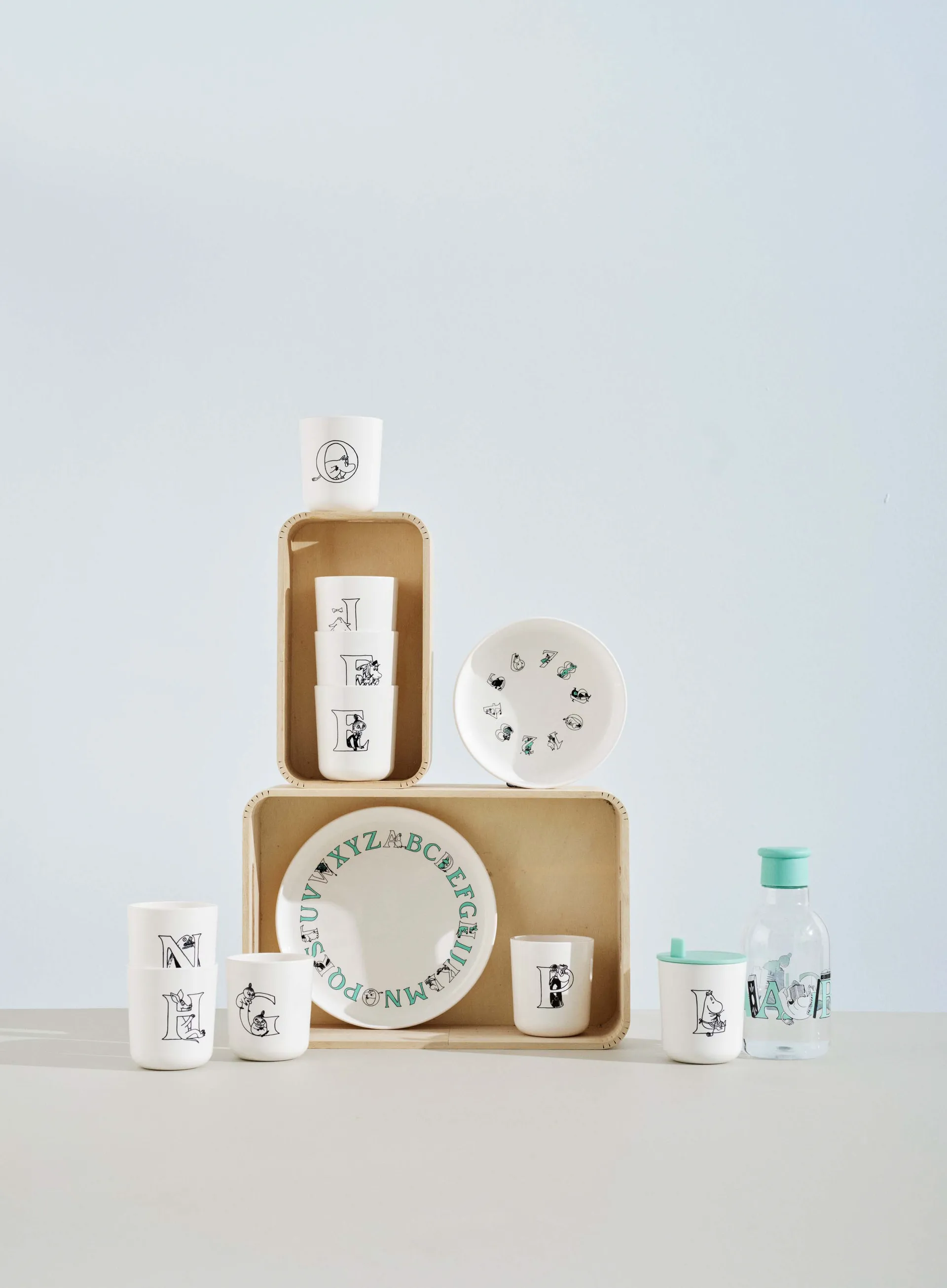 Moomin ABC dricklock till mugg, Turqouise RIG-TIG
